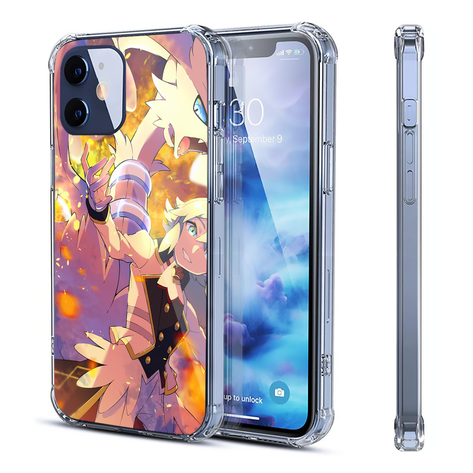 （画像用） ポケットモンスター Pokémon 【iPhone 12シリーズ対応】透明スマホケース（クリアソフトケース）